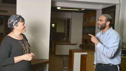 הרב חיים ברוך והרבנית מיכל נגן. | יוסי זליגר