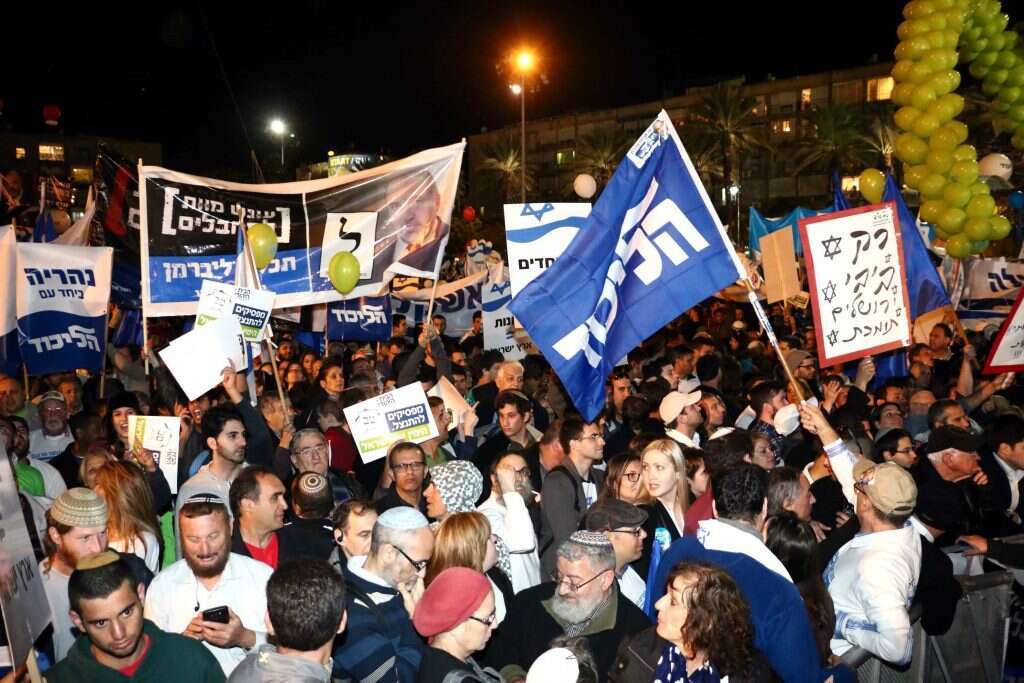 הפגנת הימין ב-2015. | אמיר מאירי