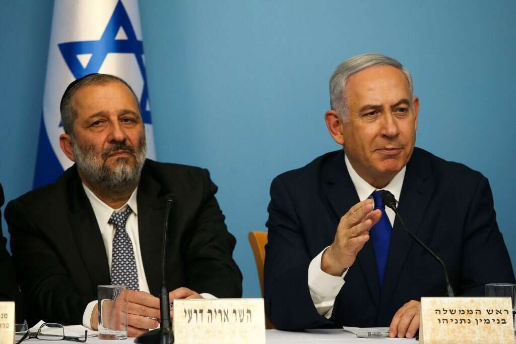 בנימין נתניהו ואריה דרעי. | אורן בן חקון