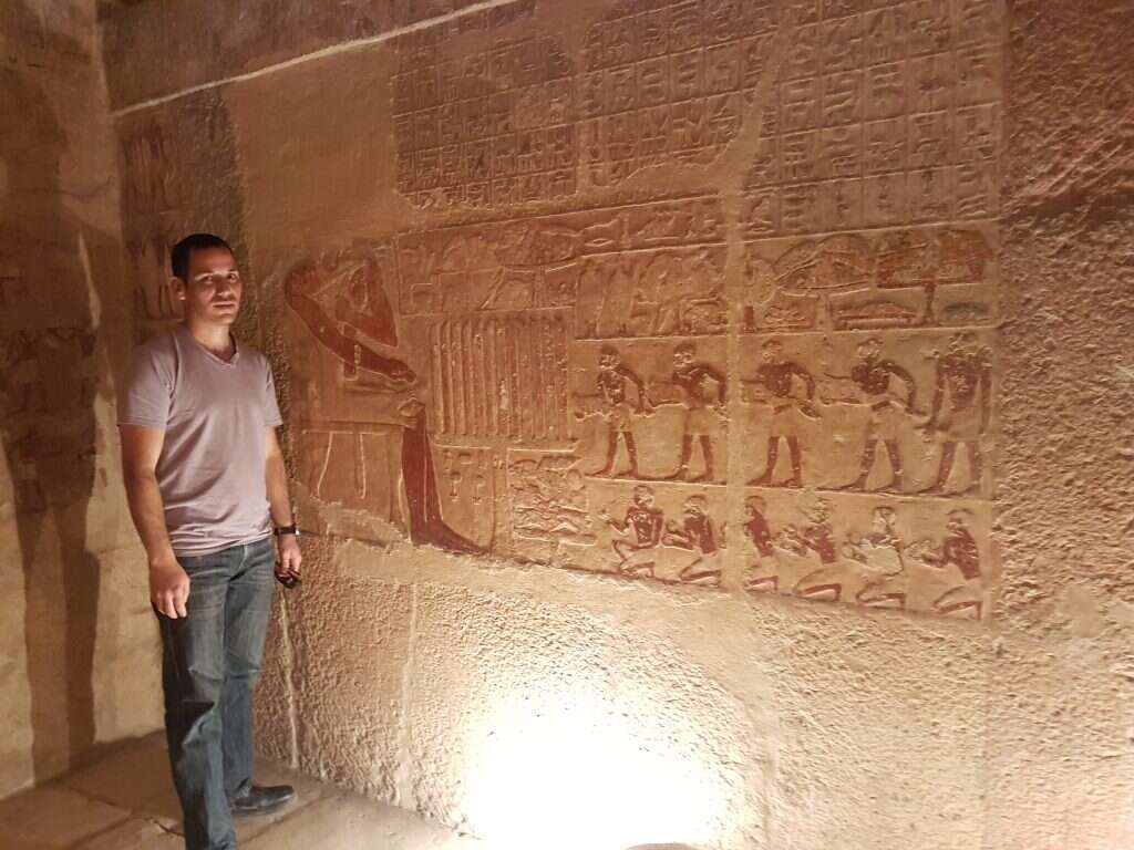 עיתונאי מקור ראשון אסף גבור בקהיר. | מוחמד מוסטפא