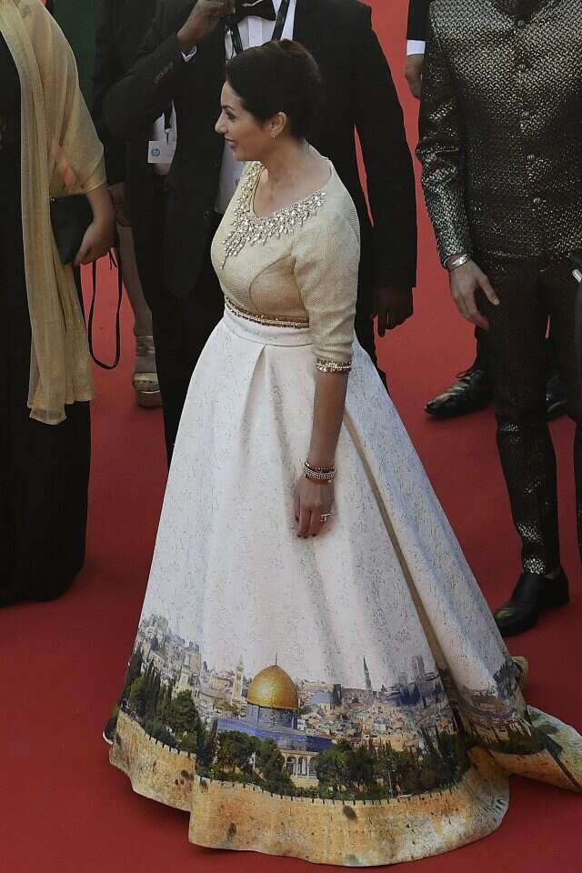 שרת התרבוץ מירי רגב בפסטיבל קאן. | AFP