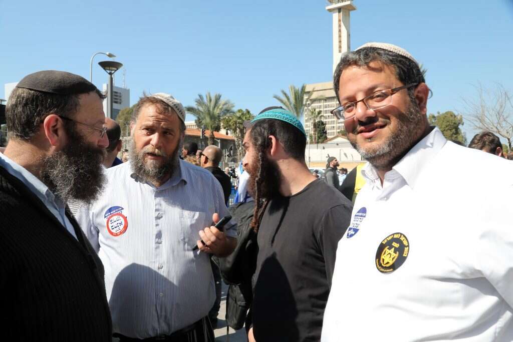 איתמר בן גביר, בנצי גופשטיין וברוך מרזל. | גדעון מרקוביץ'