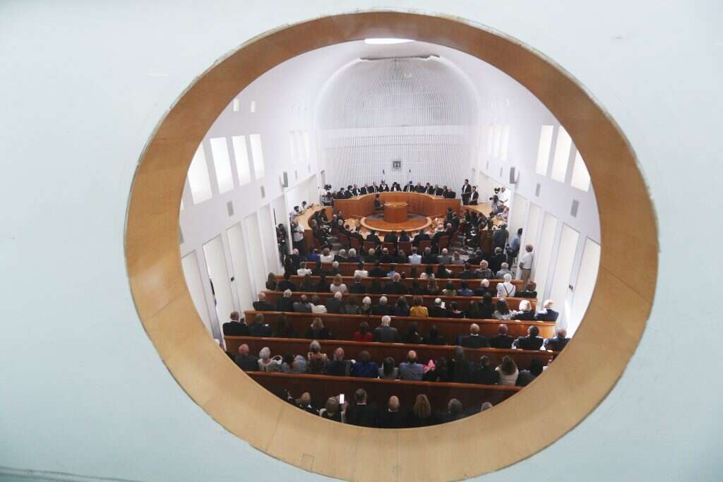 בית המשפט העליון. | יונתן זינדל, פלאש90