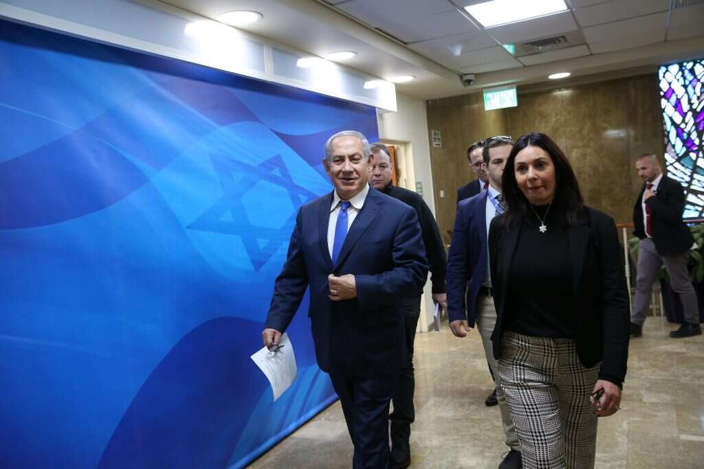 מירי רגב וראש הממשלה בנימין נתניהו. | אלכס קולומויסקי