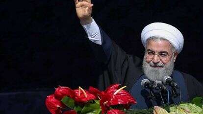 נשיא איראן חסן רוחאני. | EPA נשיא איראן חסן רוחאני. | EPA