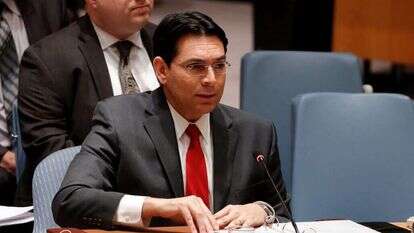 דני דנון באו"ם. | UN Photo/Evan Schneider