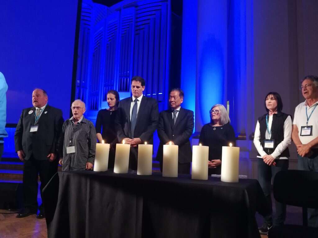 השגריר דרמר בטקס בקרקוב. | מיכאל טוכפלד