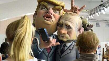 טראמפ ופוטין. | AFP