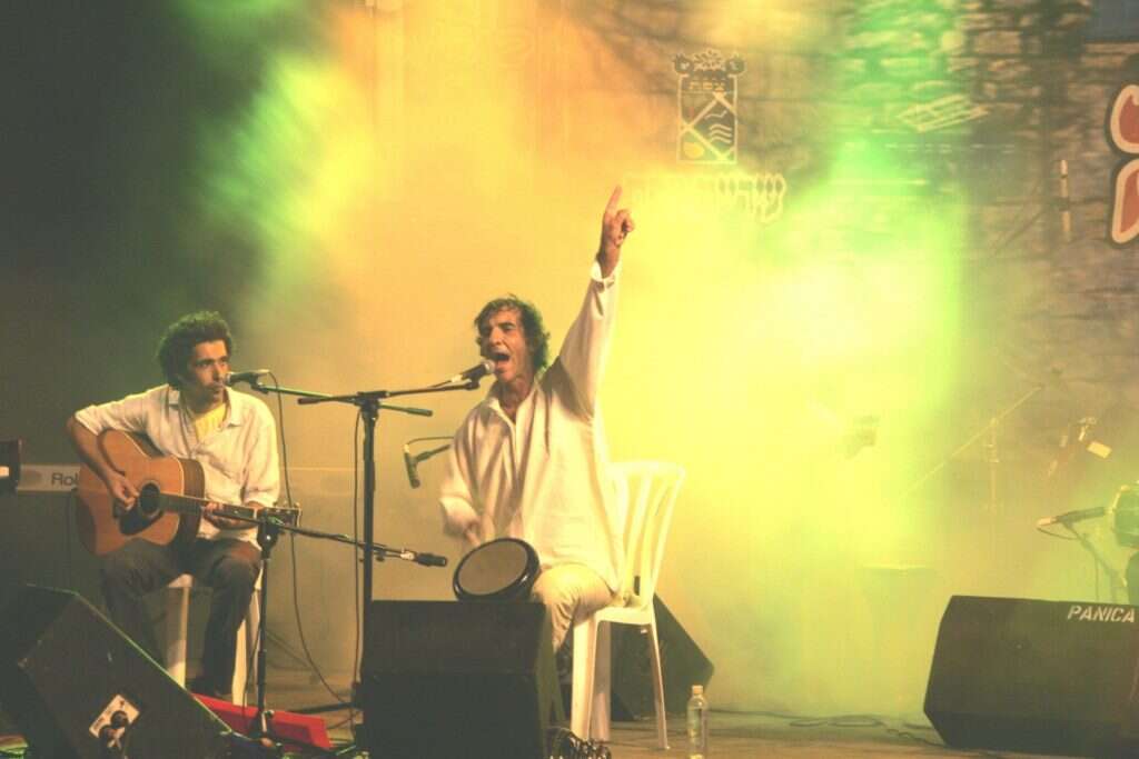 שלמה בר בפסטיבל הכלייזמרים בצפת. | מרים צחי