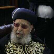 הרב עובדיה יוסף. | מרים צחי