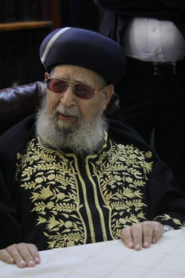 הרב עובדיה יוסף. | מרים צחי