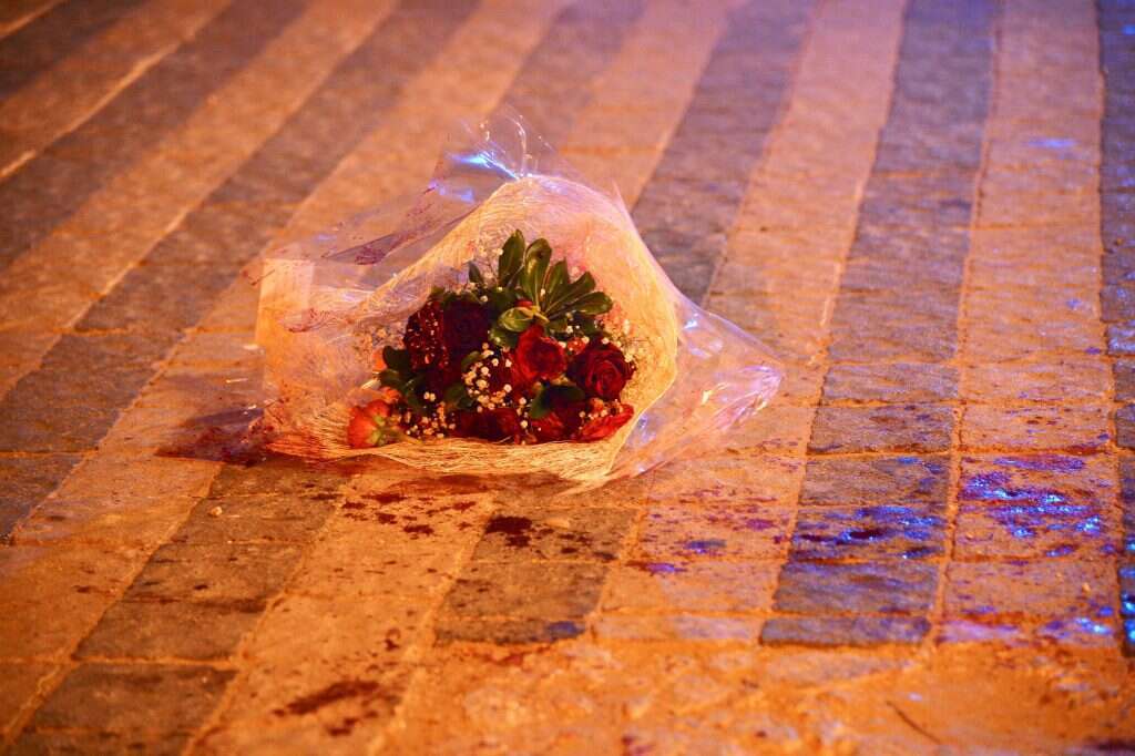 זירת הפיגוע ביפו. | יוסי זליגר