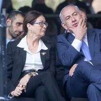 אסתר חיות ובנימין נתניהו. | יונתן זינדל, פלאש90