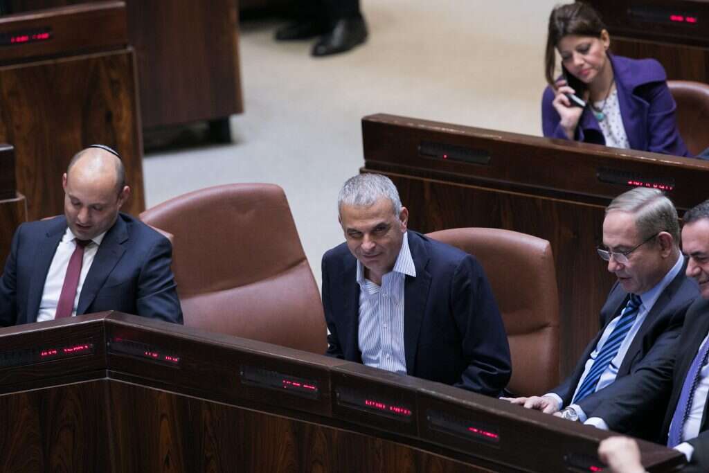 נתניהו, כחלון ובנט. | יונתן זינדל, פלאש90