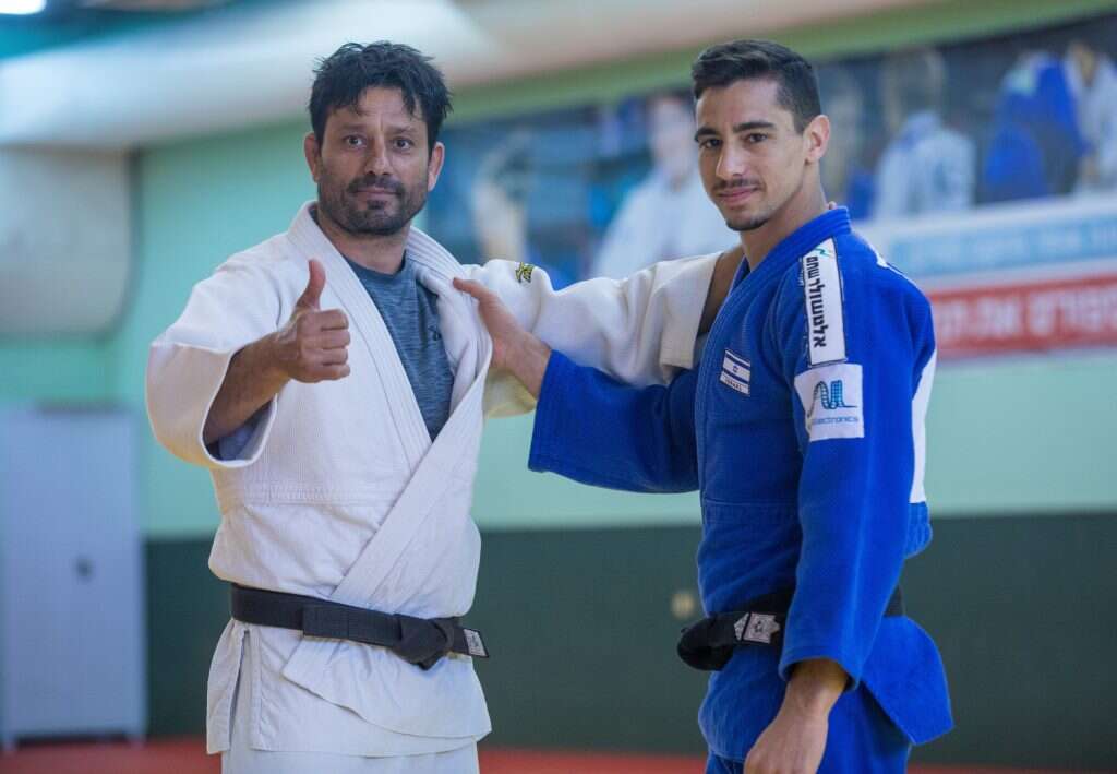 אורן סמדג'ה עם טל פליקר. | יוסי אלוני