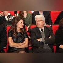 דוד לוי עם בתו, אורלי לוי-אבוקסיס. | גדעון מרקוביץ'