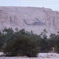 כוחות ההצלה בנחל צפית. | מאור קינסבורסקי פלאש90