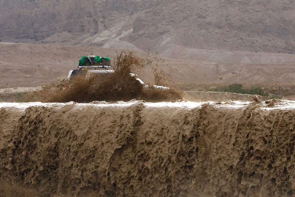 שיטפונות במדבר יהודה. ארכיון | AFP