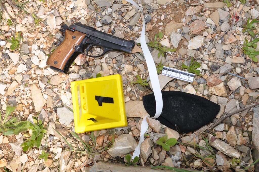 זירת הרצח של הרב משה טלבי ז"ל. | משטרת ישראל