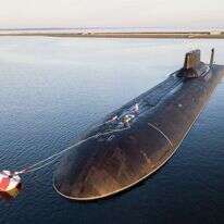 הצוללת הגרעינית הרוסית 'דמיטרי דונסקוי'. | AP