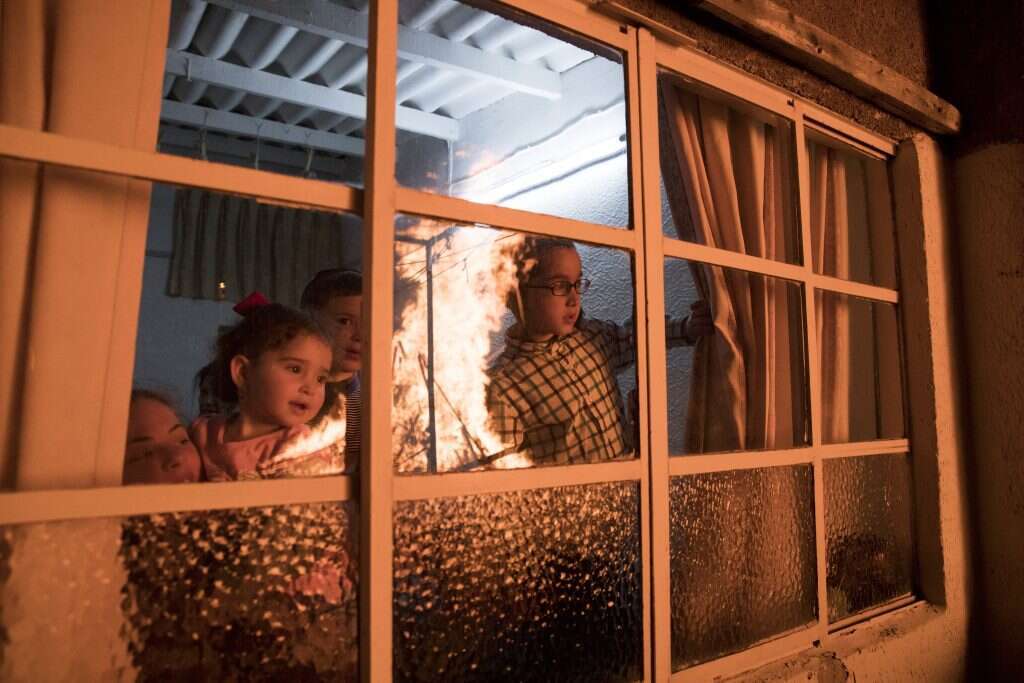 בישראל ציינו את חגיגות ל''ג בעומר תשע"ח. | EPA