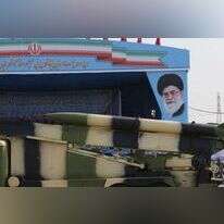 משאית טילים איראנית. | AFP