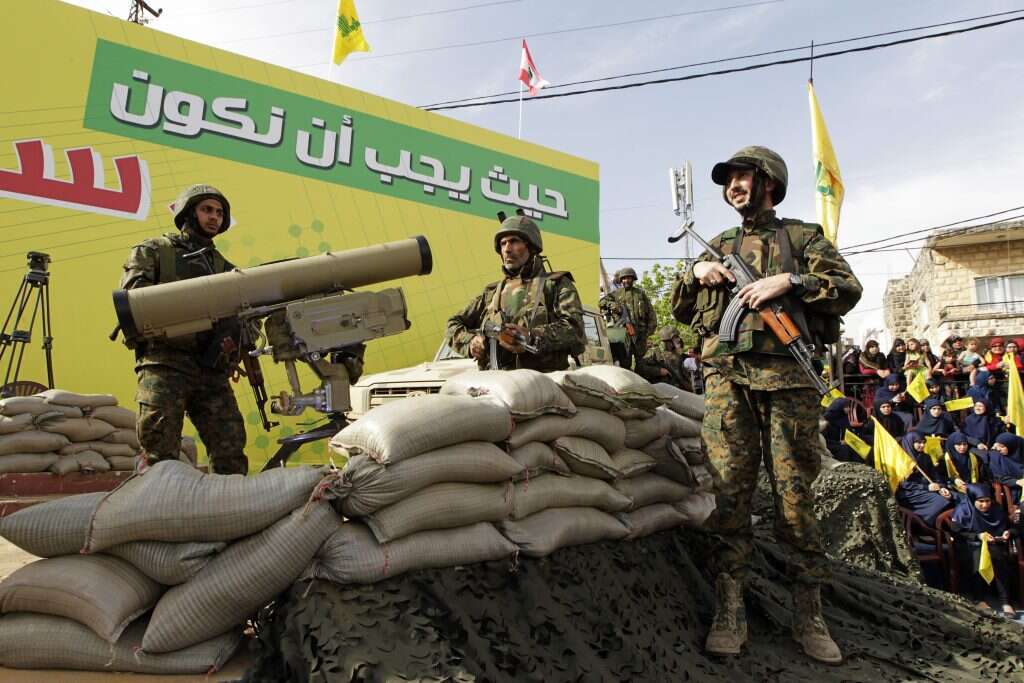 פעילי חזבאללה בלבנון. | EPA