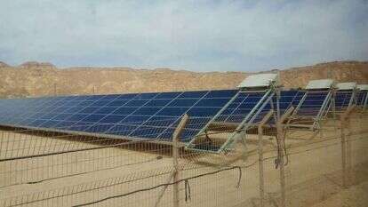 השדה הסולרי בערבה. | ALPR