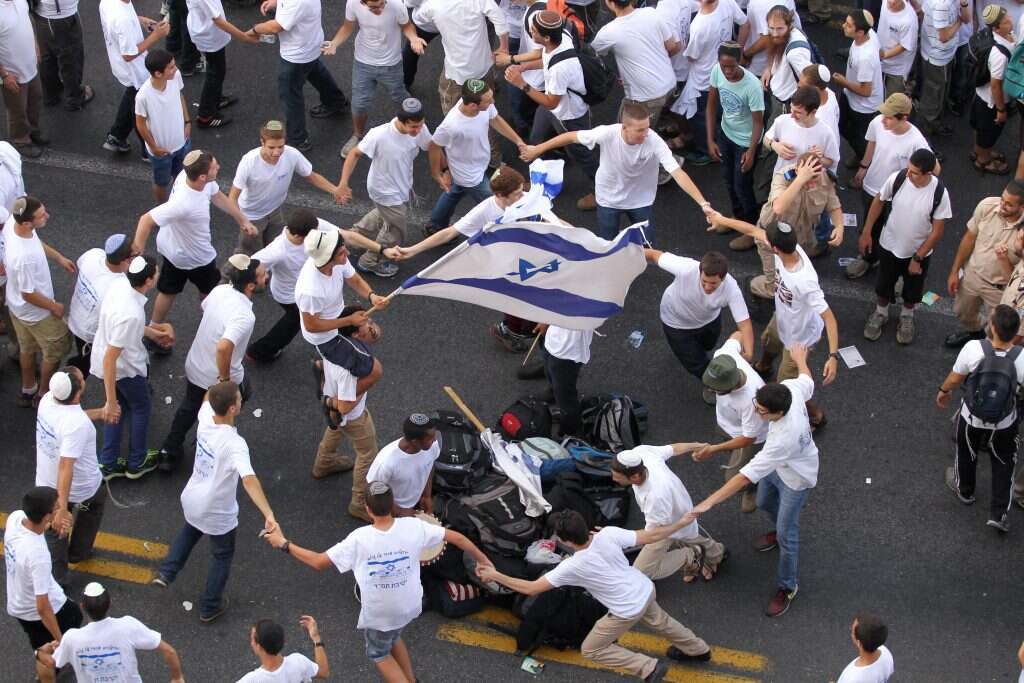 ריקוד הדגלים ביום ירושלים