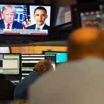 ברק אובמה ודונלד טראמפ. | AFP