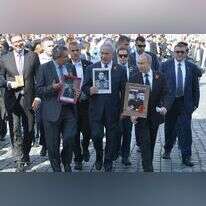 ברוסיה ציינו את יום השנה ה-73 לניצחון על הנאצים. | EPA