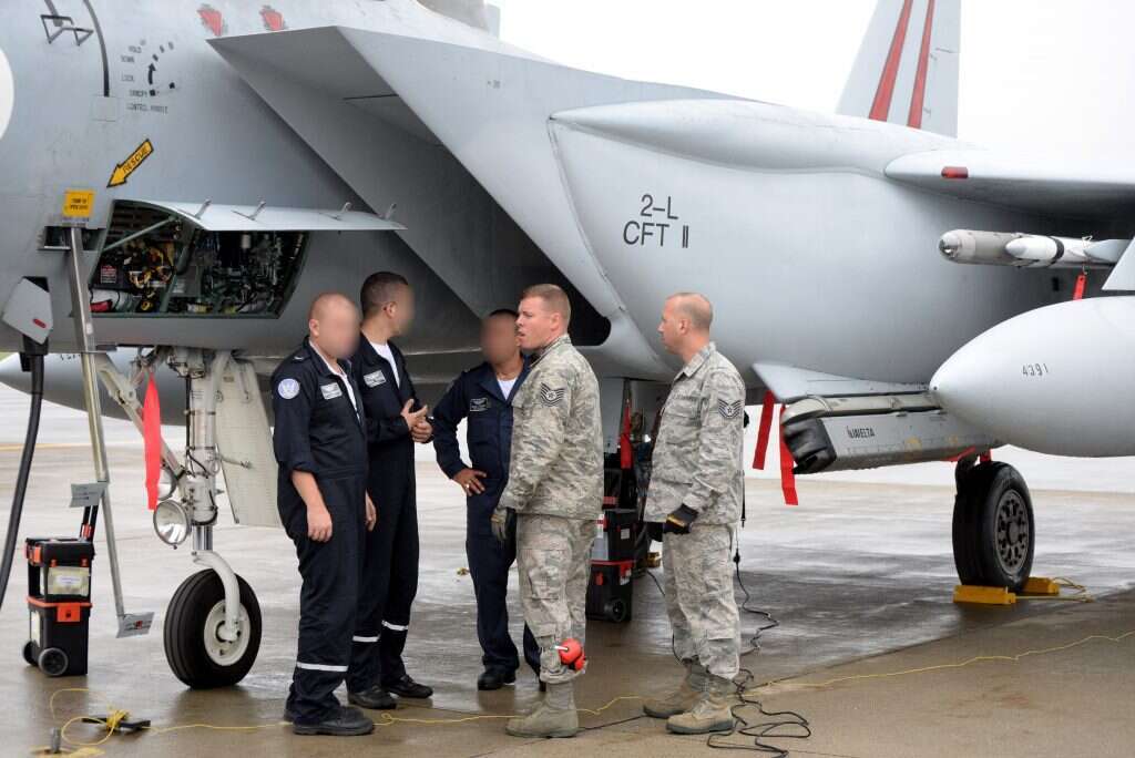 תמרון משותף של חיל האוויר הישראלי והאמריקני. | דו"צ