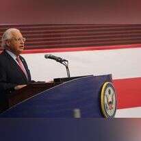 דיוויד פרידמן בטקס העברת השגרירות לירושלים. | יונתן זינדל, פלאש90