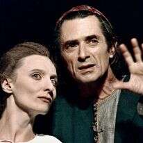 מתוך המחזה "נתן החכם" בצרפת, 1997. | AFP