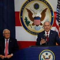 חנוכת שגרירות ארה"ב בירושלים. | AFP