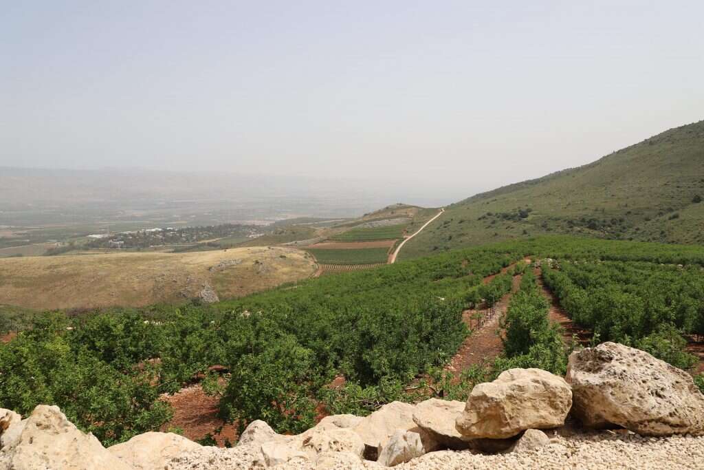 תצפית מגבעת שי לכיוון לבנון. | יעל (פרוינד) אברהם