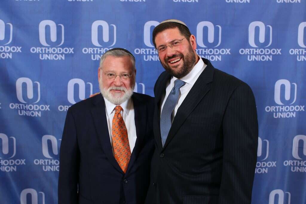 אלן פייגן והרב אבי ברמן. | אליהו ינאי