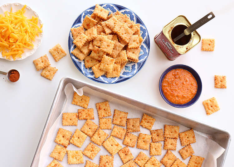 קרקרי גבינה פצפונים. | אפרת ליכטנשטט