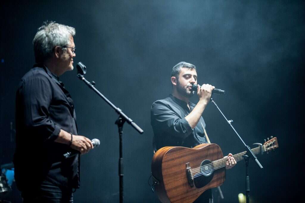 ישי ריבו ושלמה ארצי בהופעה. | ליאור כתר ישי ריבו ושלמה ארצי בהופעה. | ליאור כתר