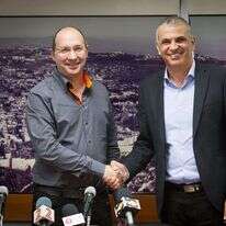 משה כחלון ואבי ניסנקורן. | פלאש 90