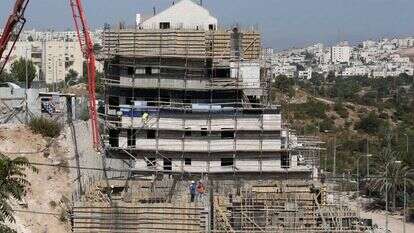 בנייה בשומרון. | AFP