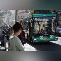 תחנת אוטובוס בירושלים. | הדס פרוש/פלאש 90