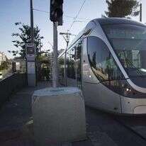 הרכבת הקלה בירושלים. | יונתן זינדל, פלאש90