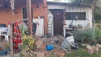 רקטה שנורתה על בית ביישובי הדרום. | דוברות אשכול