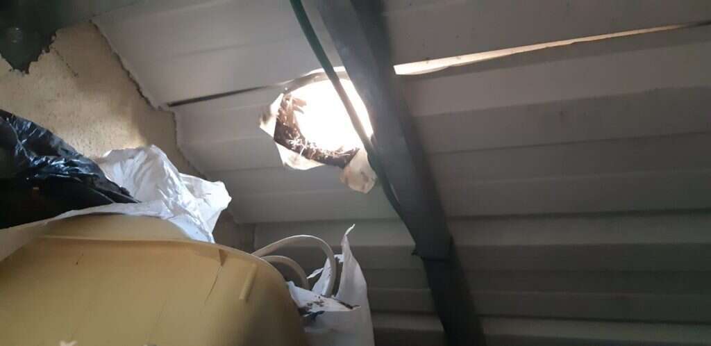 פגיעה ישירה בבית. | דוברות אשכול