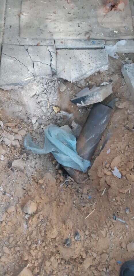 רקטה שנורתה על בית ביישובי הדרום. | דוברות אשכול