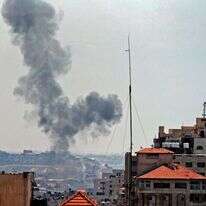 תקיפת צה"ל בעזה. | AFP