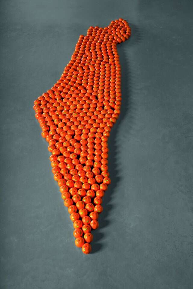 עבודת רצפה של אבנר בר חמא. | אברהם חי