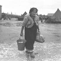 מעברה בבית־ליד, 1949. | טדי ברונר, לע"מ