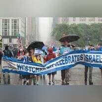 צעדה למען ישראל בניו יורק, 2016. | AFP